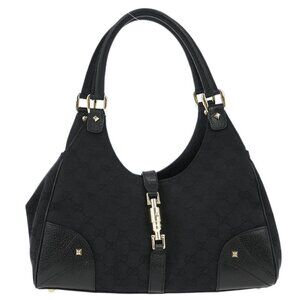 Gucci Black GG Jackie Hobo Handbag 124407 2123 166675